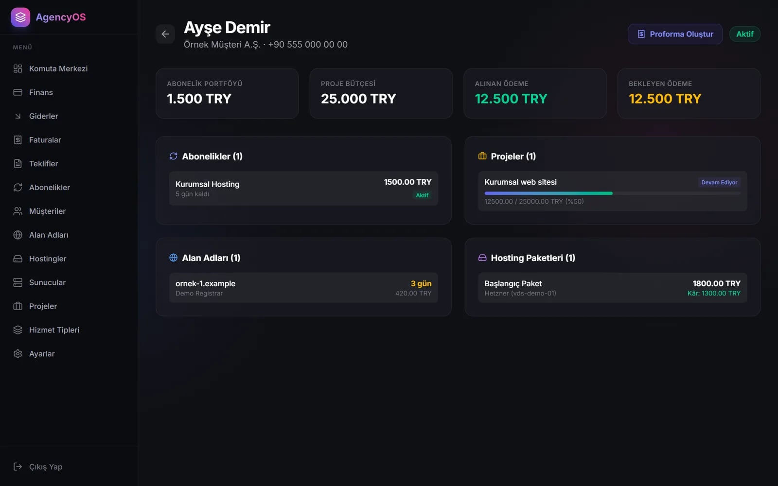 canturan.dev — Sections and inner pages