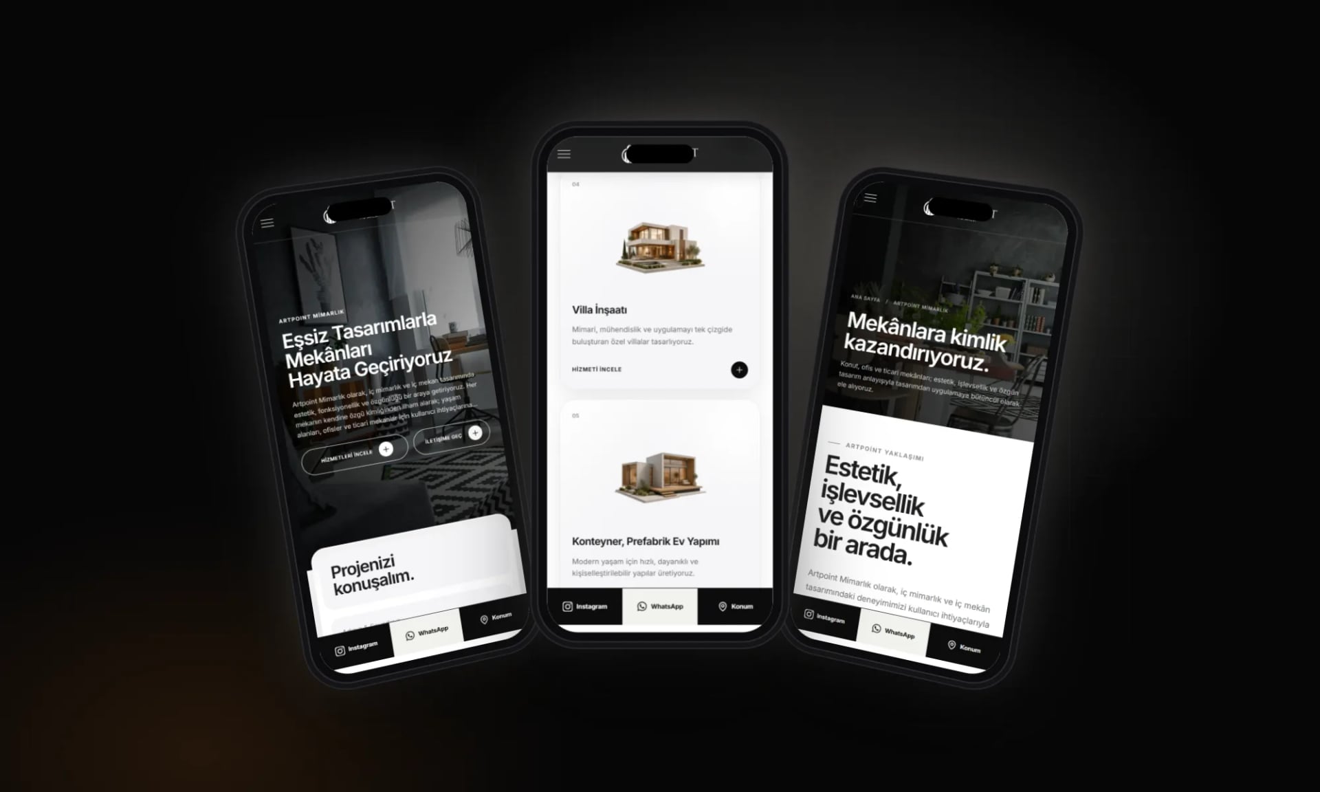 Artpoint Mimarlık — On mobile