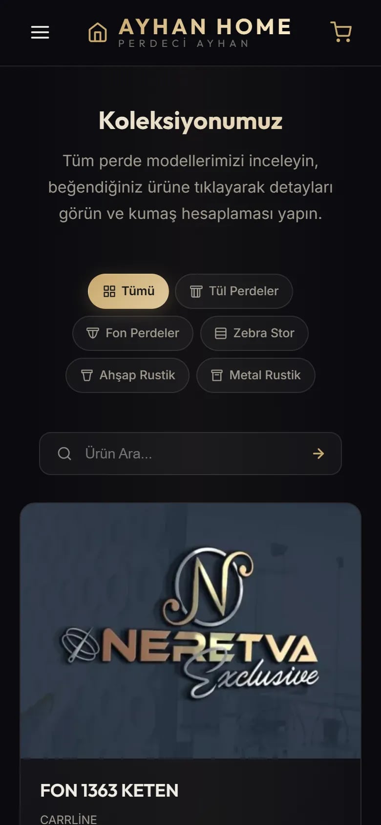 Ayhan Home Textile — Home page
