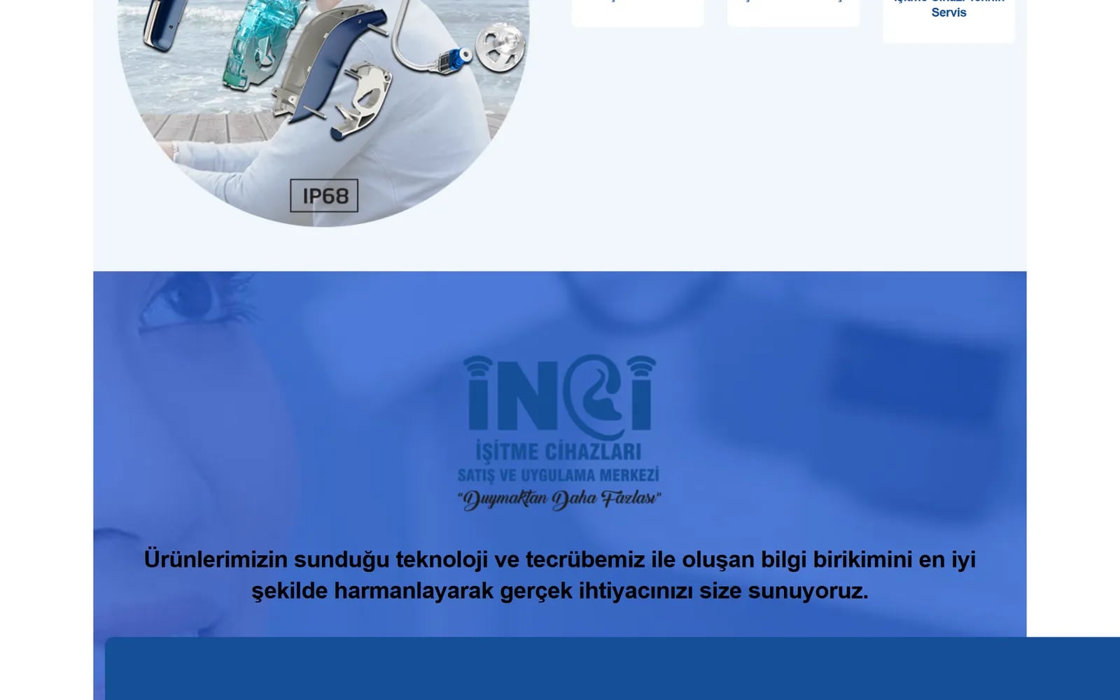 İnci İşitme — Sections and inner pages