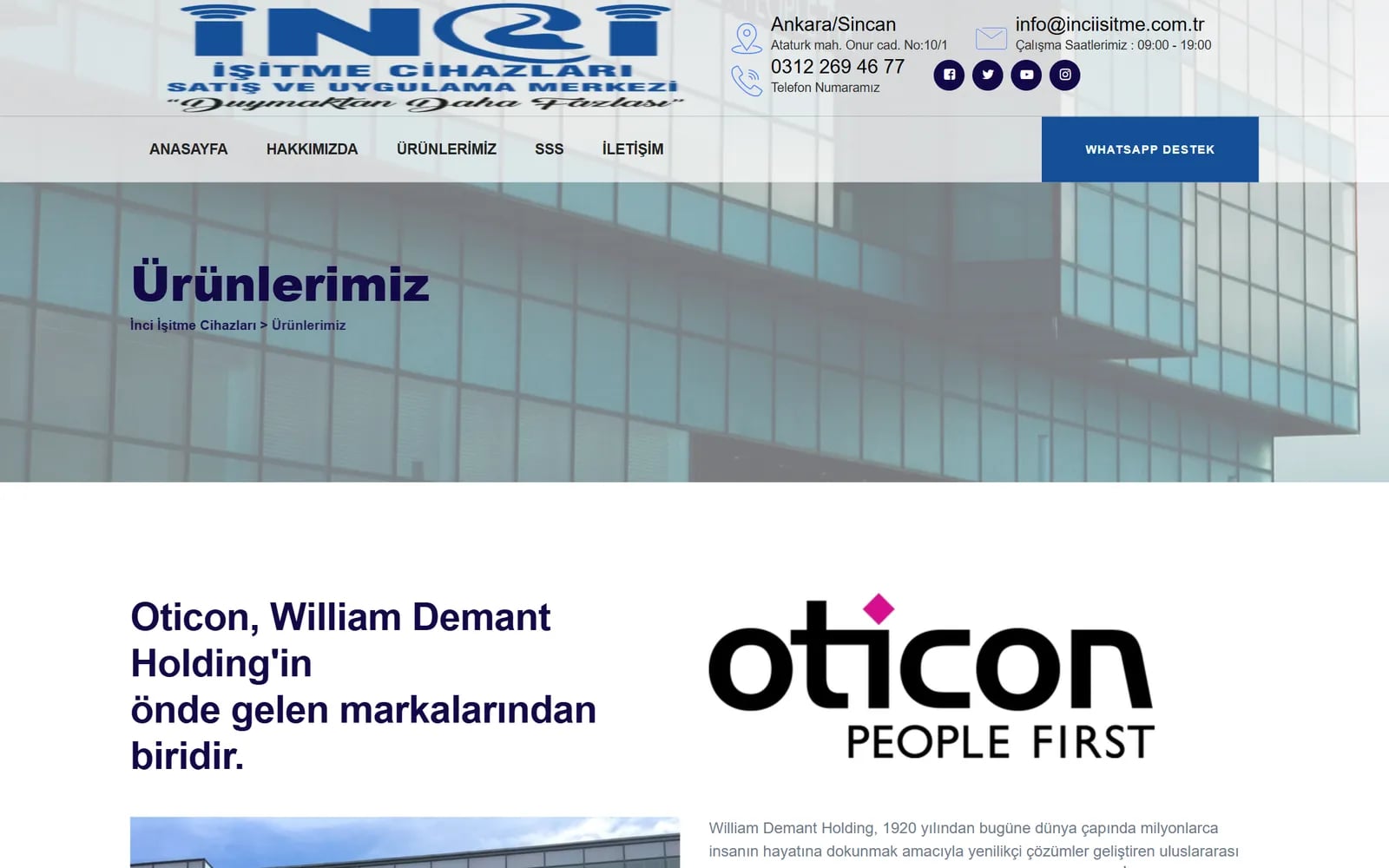 İnci İşitme — Sections and inner pages