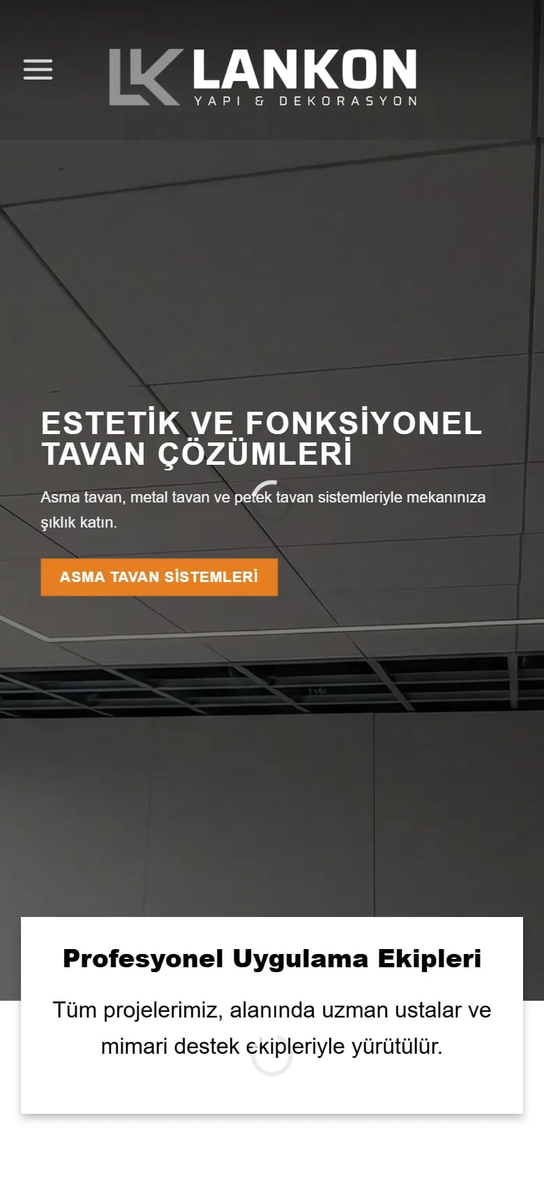 Lankon Yapı Dekorasyon — Startseite