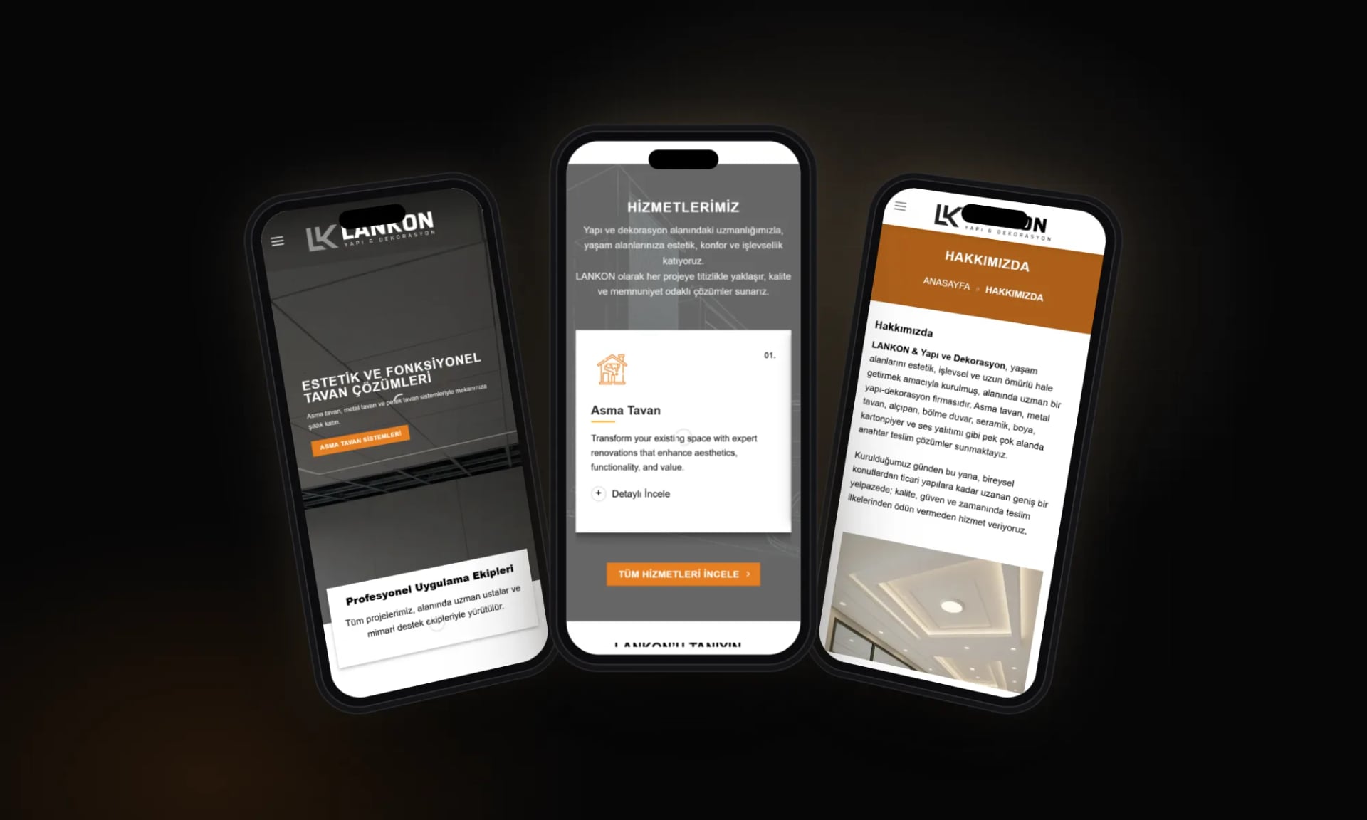 Lankon Yapı Dekorasyon — Auf dem Smartphone
