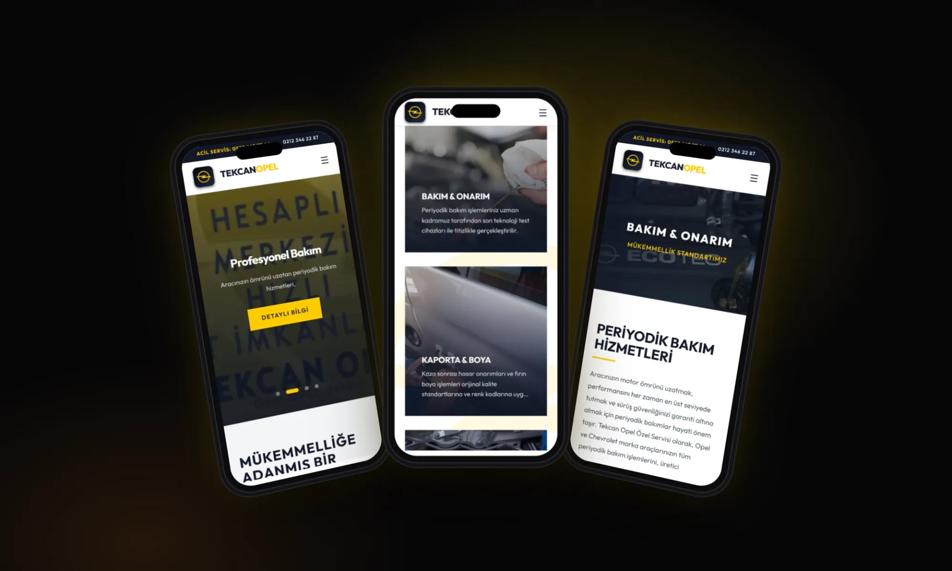 Tekcan Opel Özel Servisi — Auf dem Smartphone