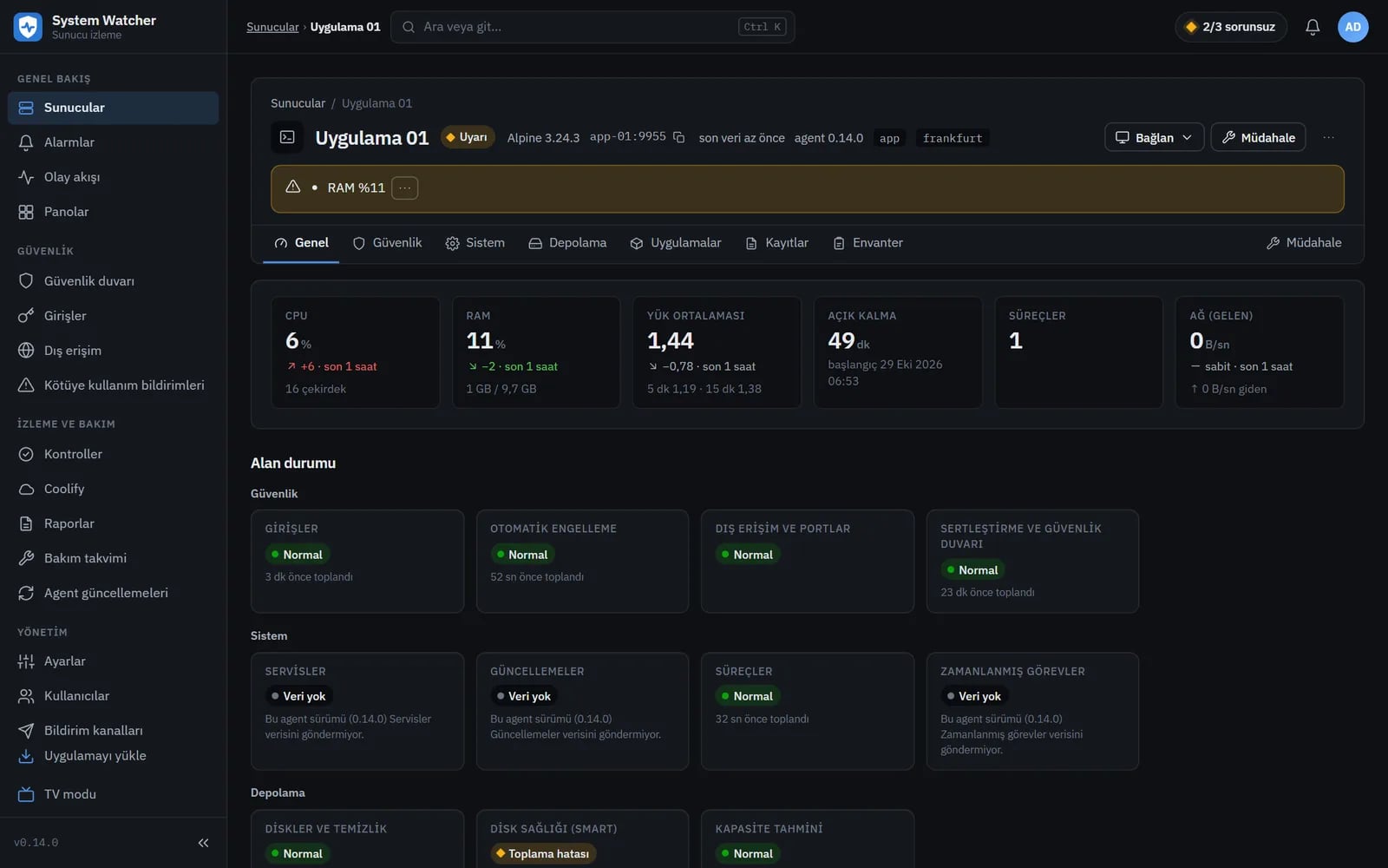 canturan.dev — Sections and inner pages