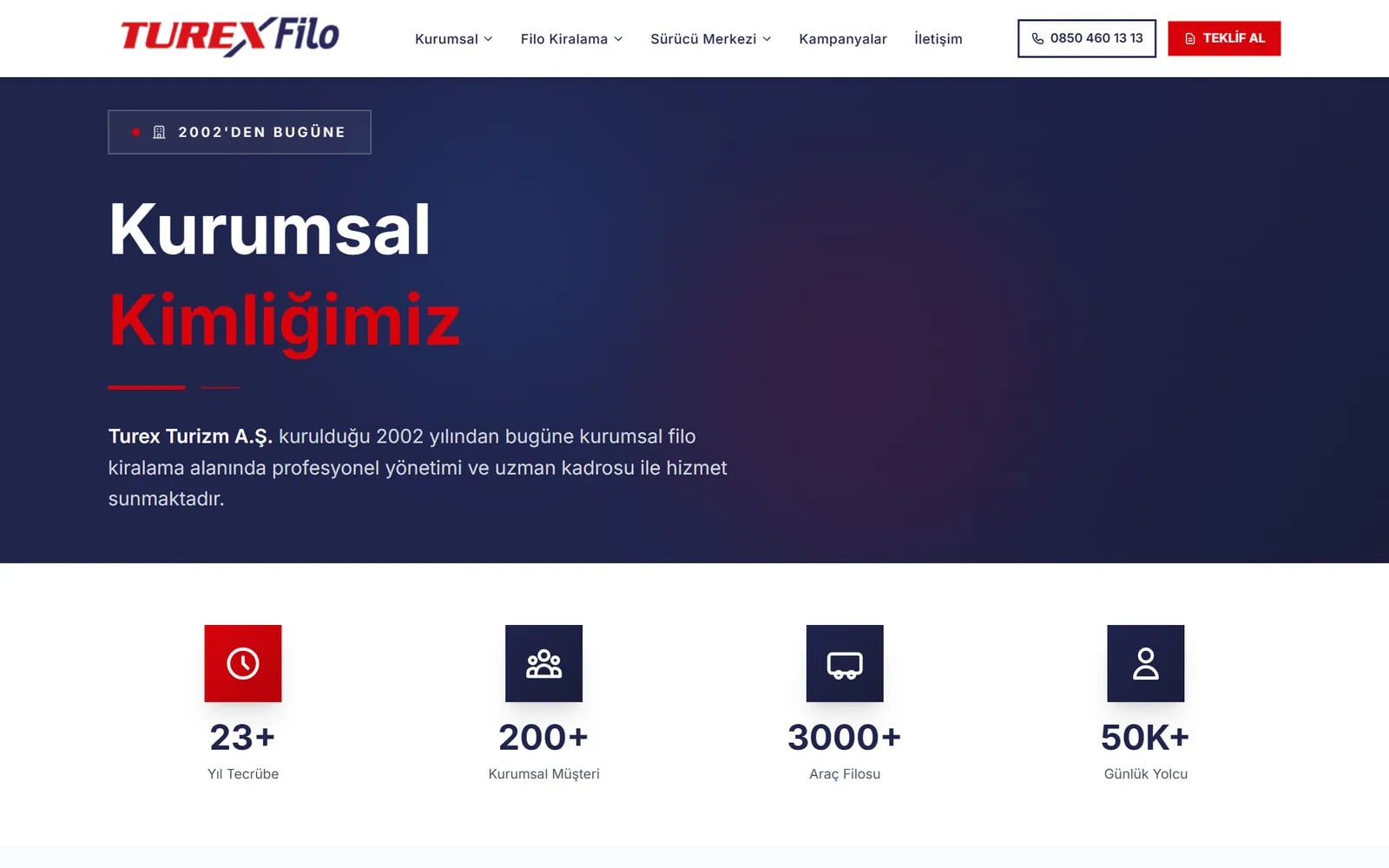 Turex Filo — Sections and inner pages
