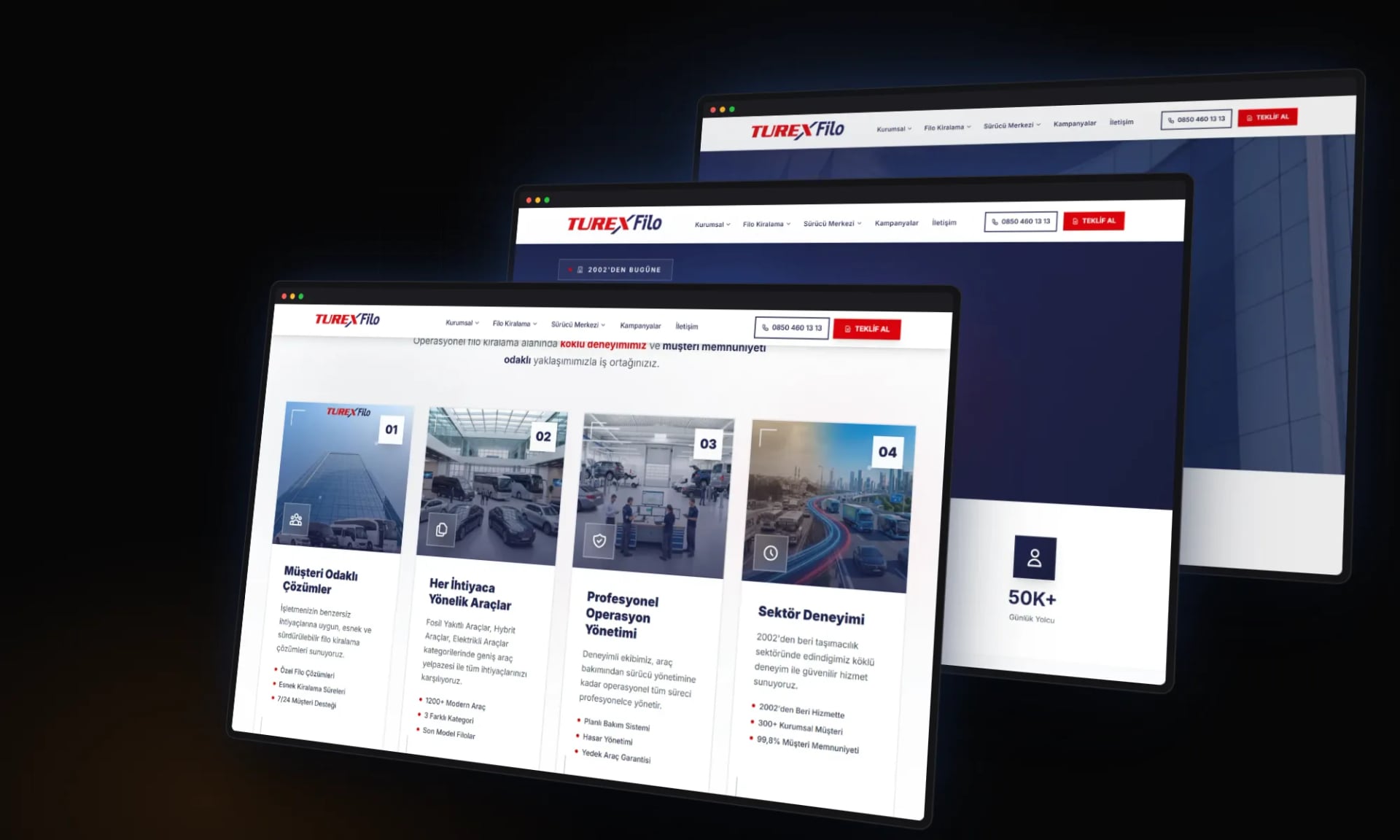 Turex Filo — Sections and inner pages
