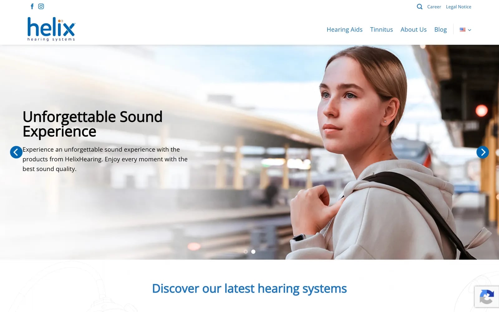 Helix Hearing — Sections and inner pages