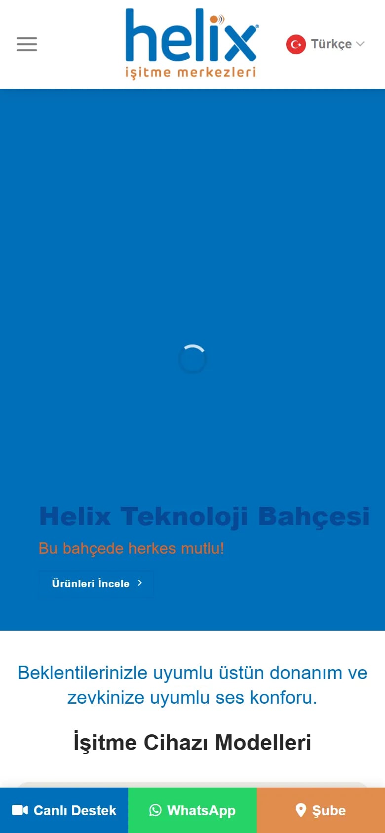 Helix İşitme — Home page