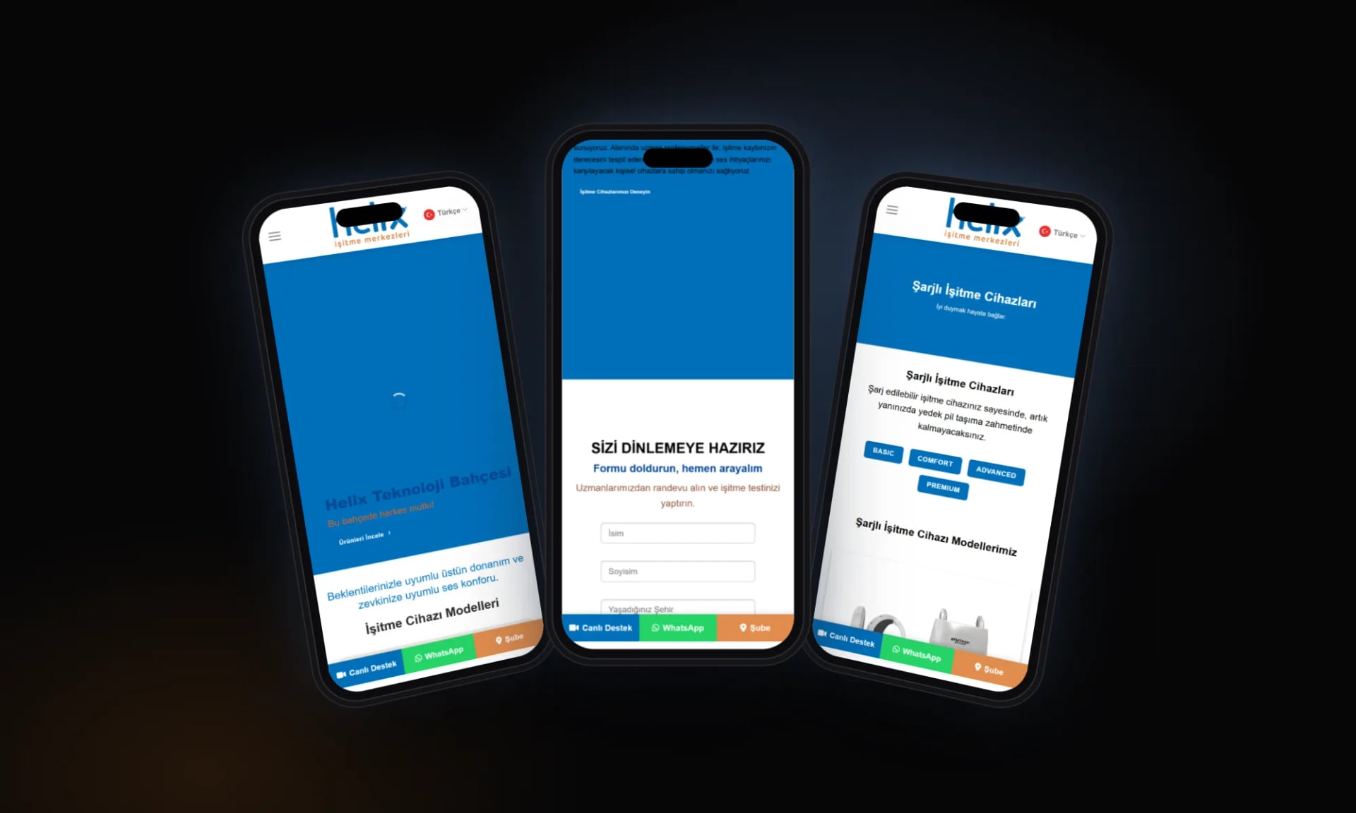 Helix İşitme — On mobile