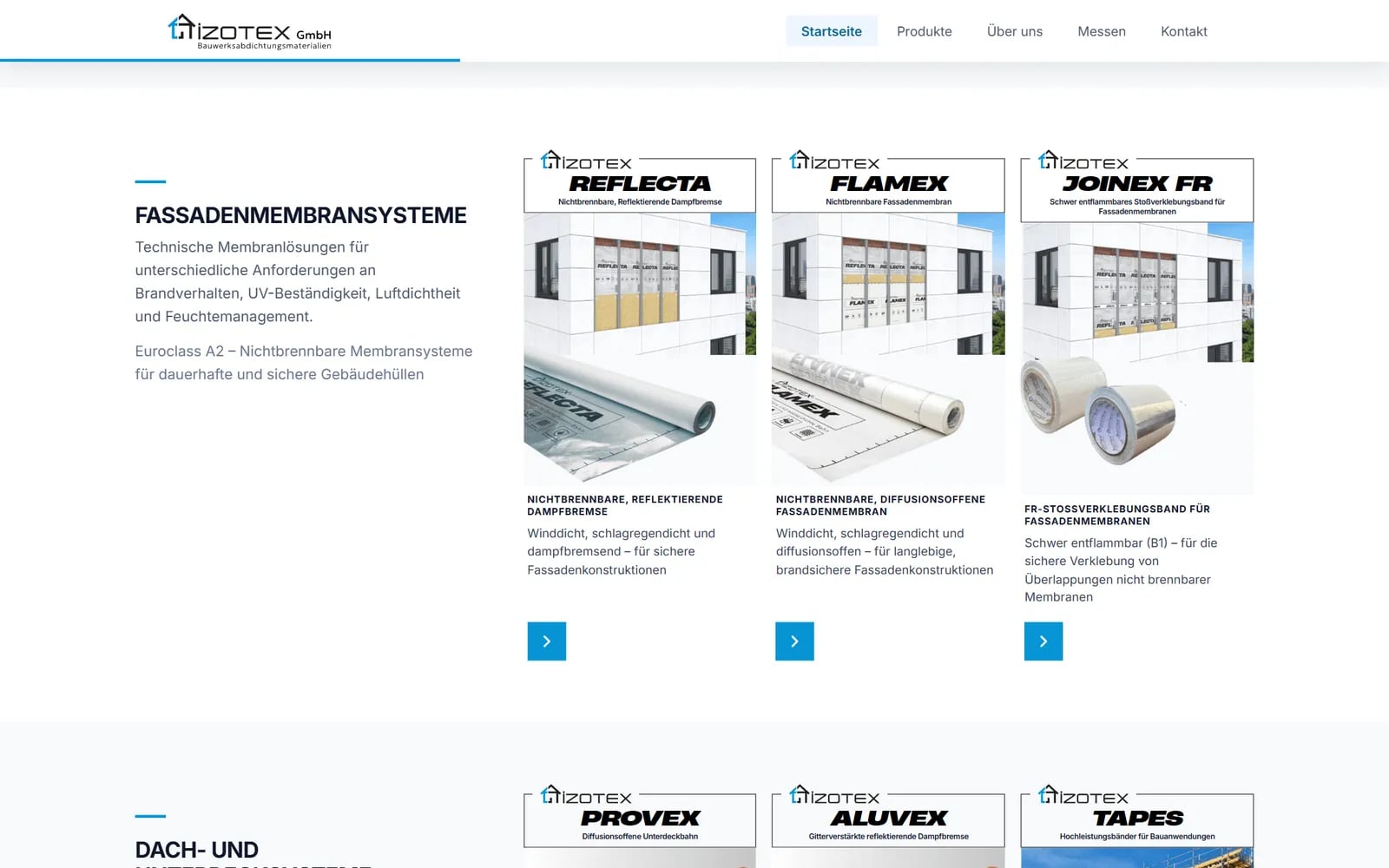 İzotex Germany — Sections and inner pages