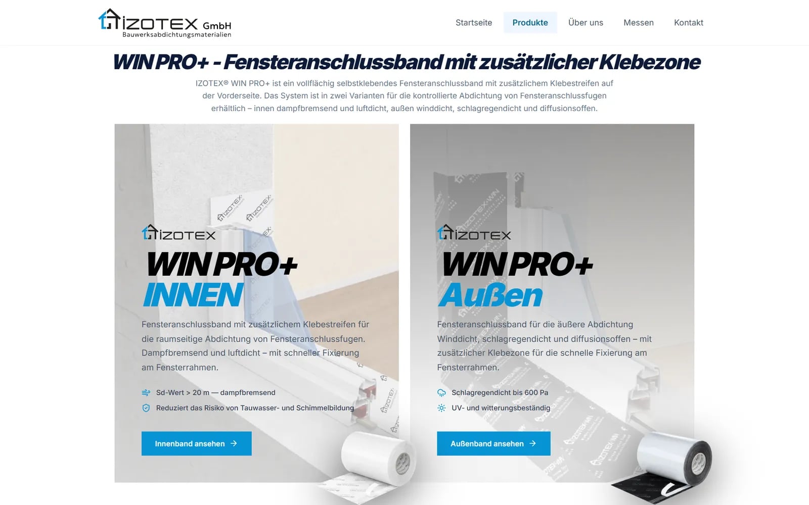 İzotex Germany — Sections and inner pages
