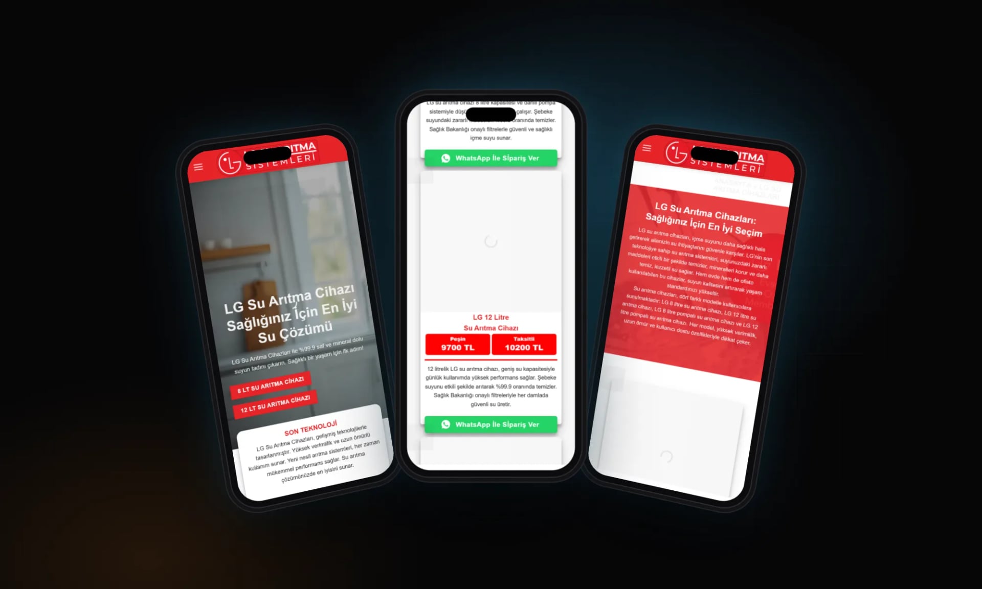 LG Su Arıtma Sistemleri — On mobile