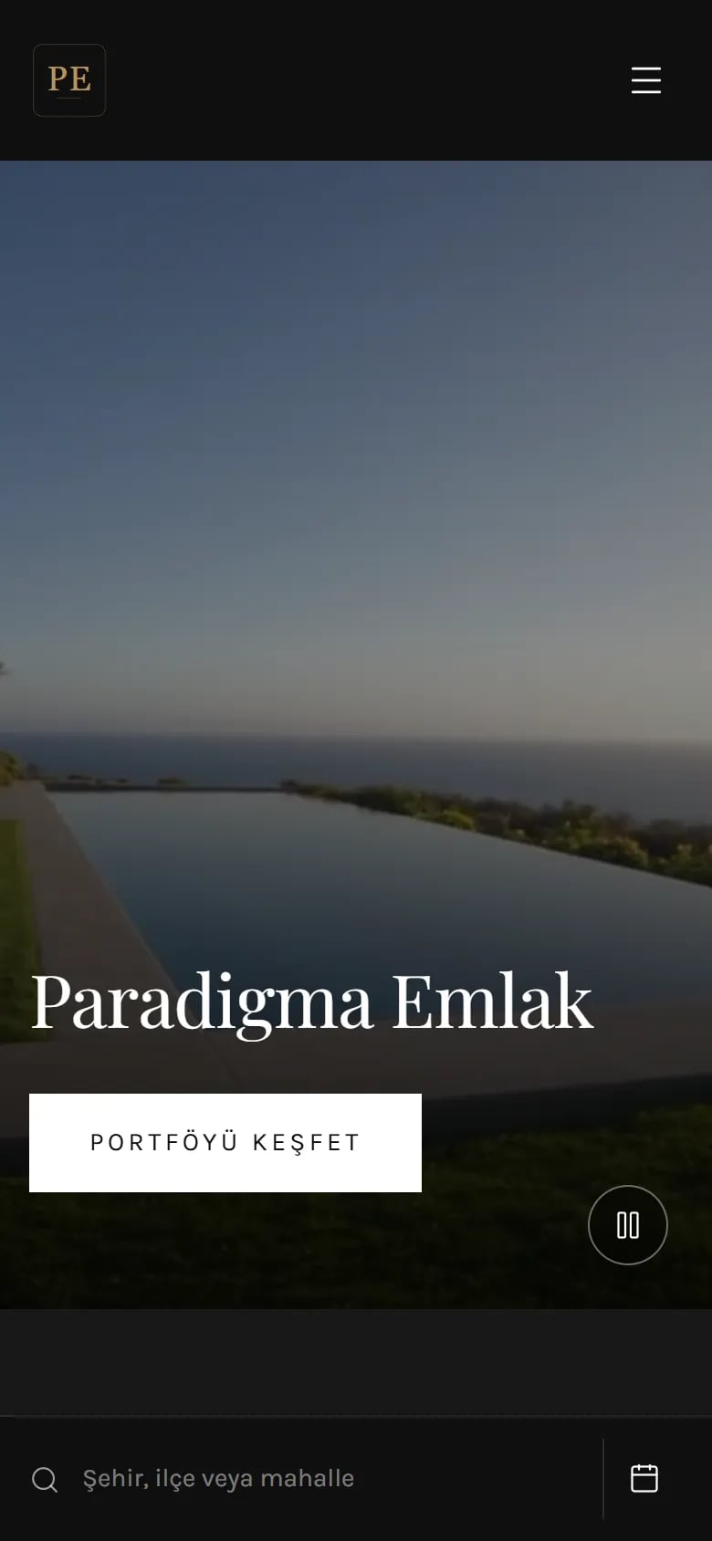 Paradigma Emlak — Home page