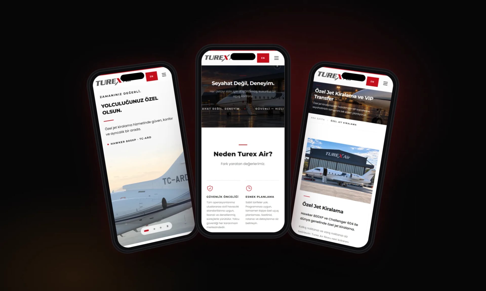 Turex Air — On mobile