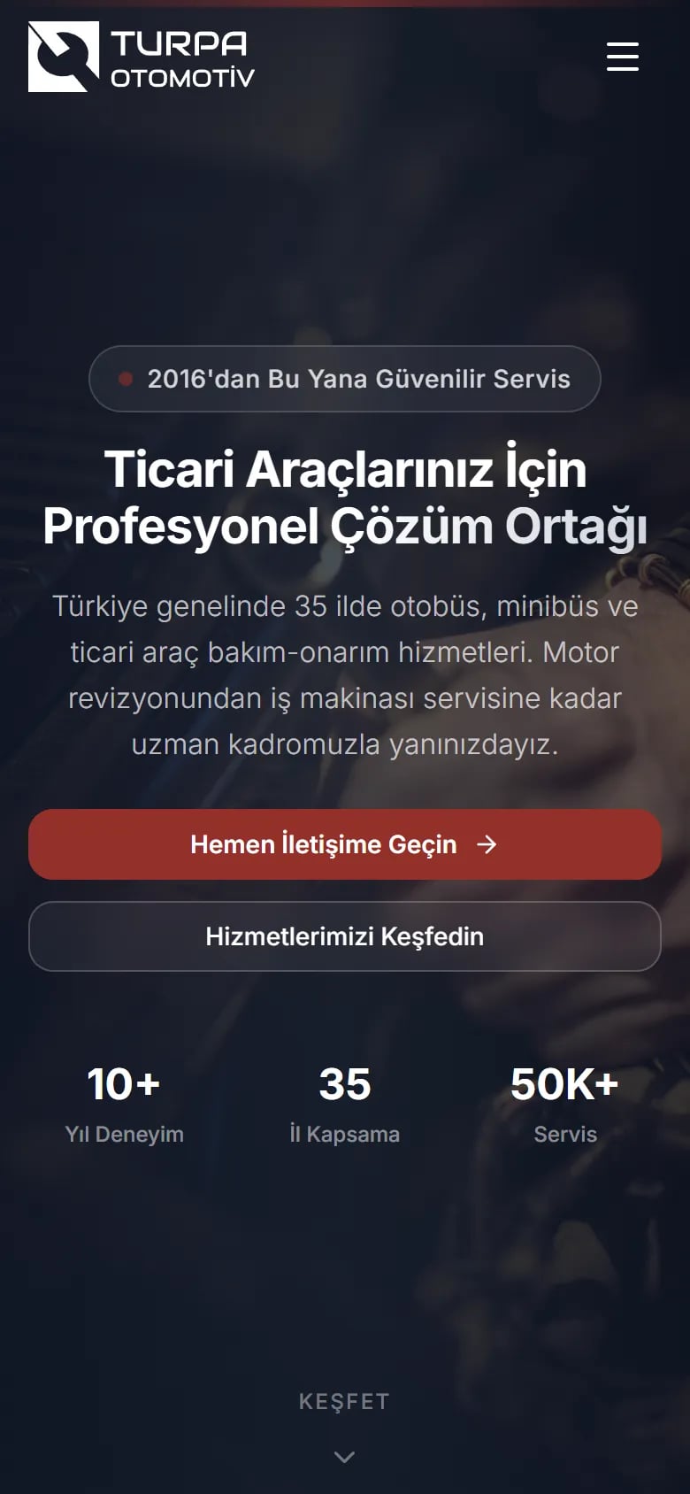Turpa Otomotiv — Home page