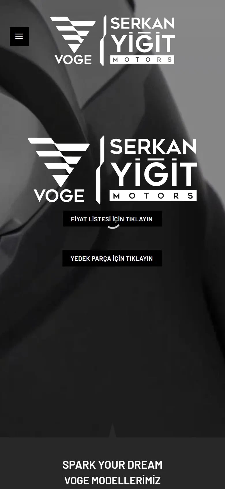 Serkan Yiğit Motors (VOGE) — Home page